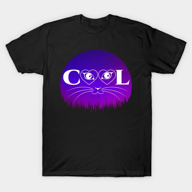 Cool Cat Eyes T-Shirt by RockReflections